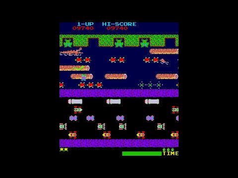 Frogger [Arcade Longplay] (1981) {Amigo hardware}