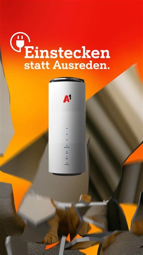 Einstecken statt Ausreden. A1 Cube Internet im besten 5G-Netz von A1. | A1