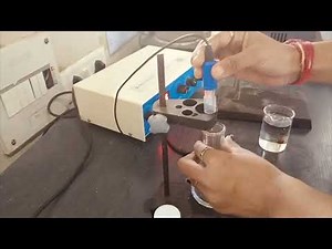 Determination of buffer capacity of sodium acetate acetic acid buffer system 3rdsem practical bpharm