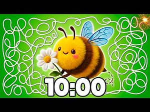 10 Minute [SPRING] Bumblebee Timer 🐝🌸 | Cozy Classroom Countdown!