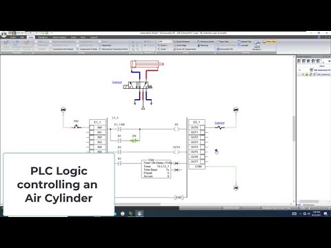 PLC Ladder Logic for Beginners | Controlling an Air Cylinder