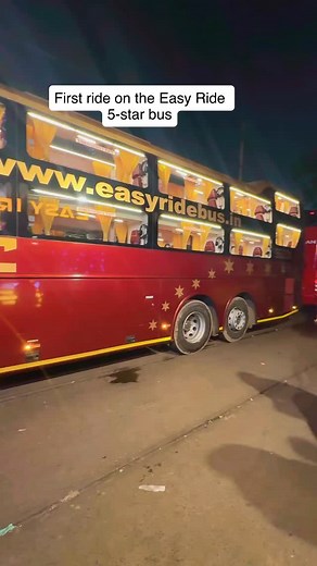 First ride on the Easy Ride 5-star bus and experience was good! Good Service @easyridebus | Sahil Gurung
