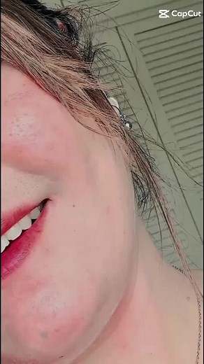 Creating a Heart Shape with Red Lipstick