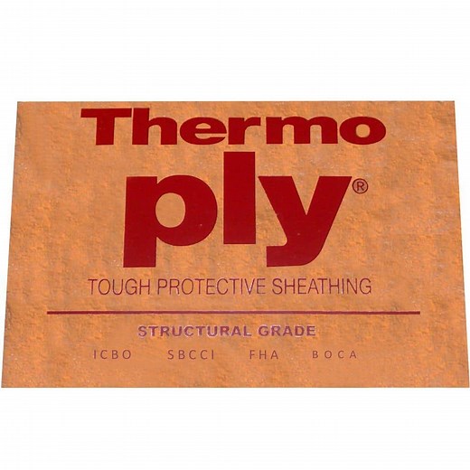 Check The Home Depot's Q&A Before Buying: 48 in. x 96 in. Red Thermo-Ply Foil Poly Structural Sheathing
