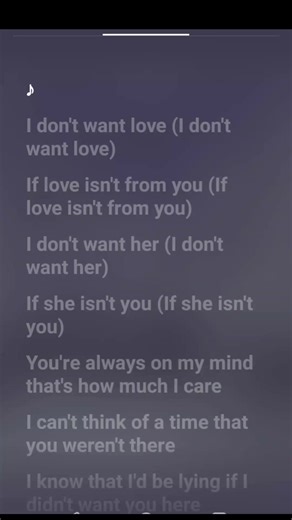 LDR - I Don't Want Love Lyrics