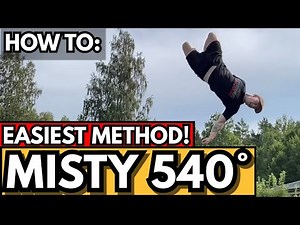 How to Misty 540 & 720 on TRAMPOLINE (VERY In-Depth Tutorial)