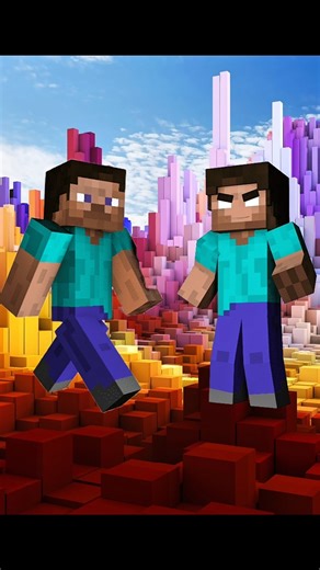 minecraft Steve vs minecraft herobrine #shorts #minecraft #giveaway
