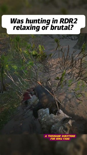 RDR2 Hunting Calm Escape or Harsh Reality #rdr2 #gaming