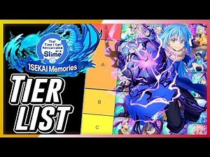 Slime Isekai Memories - Tier List (Battle characters) | Oct 30 Ver.