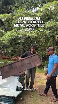 Farmhouse Roof Leak Solved in Karnataka | NJ Premium Stone Coated Roof in Royal Antique Brown