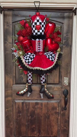 DIY Valentine’s Day Wreath Tutorial for Your Door