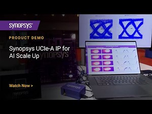 Synopsys UCIe-A IP Demonstrating Die-to-Die Connectivity for AI Scale Up | Synopsys