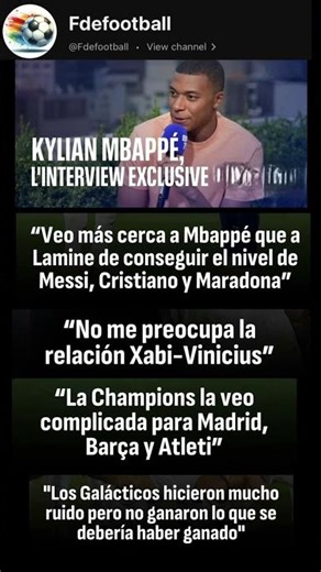 Mbappé rompe el silencio en nueva entrevista 😳🔥