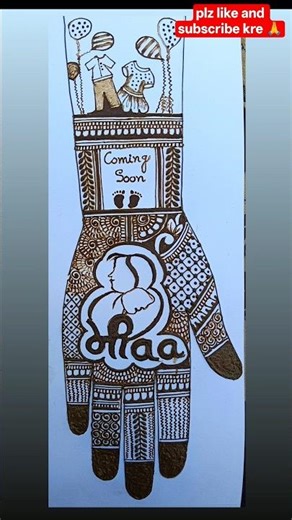 beby shower special mehandi design