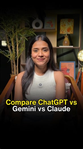 Vinita Goenka on Instagram: "You can now use ChatGPT, Gemini, Claude, Perplexity, Grok, DeepSeek and pretty much every major LLM all in one place, and compare them side-by-side. You can even: • upload PDFs • upload images or screenshots • get simultaneous answers from every model • compare tone, depth, and accuracy in real time After testing this with hundreds of prompts, here’s my honest take: • ChatGPT + Gemini → best for generic & everyday use • Perplexity → strongest analytical + research an