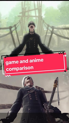 9S scream when he finds 2B. #nierautomata #nierautomataver11a #2b #9s #a2 #nier #fyp #playstation #squareenix #anime #game