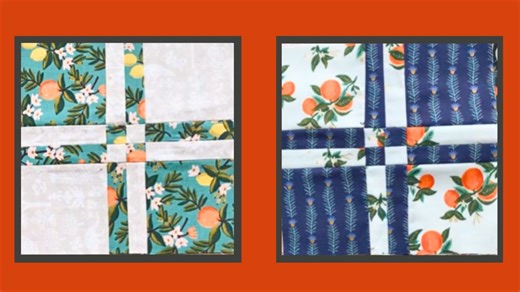 Magic Four Patch Quilt Block