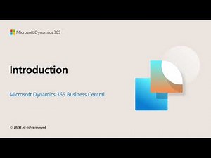Introduction to Business Central