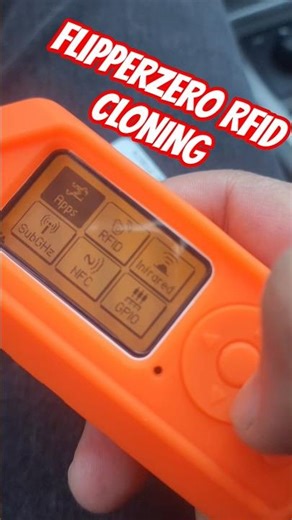 Flipper Zero RFID access badge cloning #cybersecurity #flipperzero #hacking #security
