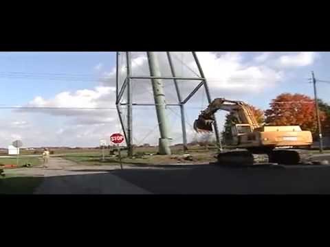 Rawson Water Tower Demolition