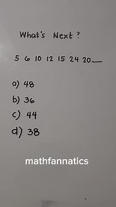 111K views · 3.2K reactions | Can't see the pattern? Try the split method. #series #learning #maths #mathskills #ExamPreparation #fbreelsvideo #numbers #practice | Math Fannatics | Facebook