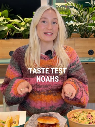 Taste test hos Noahs 🍴Vi smager på tre forskellige retter fra menukortet. Hvad synes du, vi skal teste næste gang i Glostrup Shoppingcenter? #GlostrupShoppingcenter #TasteTest #Noahs #MadIcenteret #HvadSkalViSmageNæsteGang