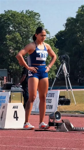 🏆Aishwarya Mishra — dominating the Open 400m National Athletics Championship#fitness#trending#sports