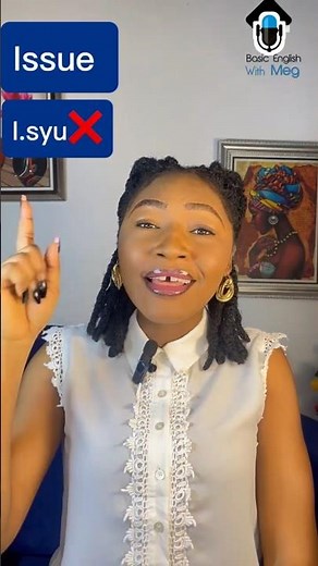 How do you pronounce this word?"issue" #youtubeeducation #learnenglish #learn