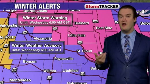 Tracking areas of heavy snow and lowered visibility early this evening