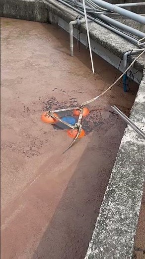 Floating Scum Pump / Floating Scum Skimmer operating video, size 750mm