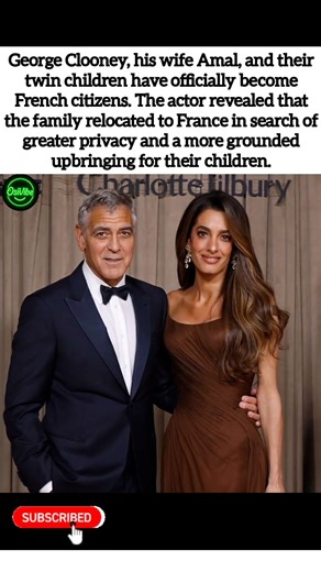 George Clooney and Amal Become French Citizens🇫🇷✅ #shorts #osiivibe #shortvideo