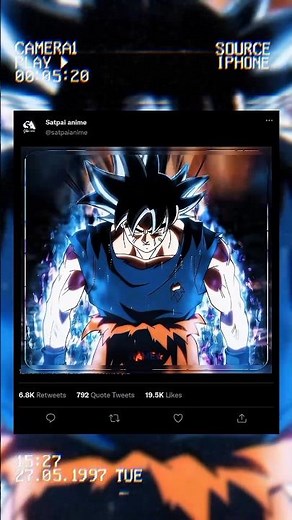 Goku aura [Dragon boll] #anime #shorts #animeedit #dragonball #shortsfeed