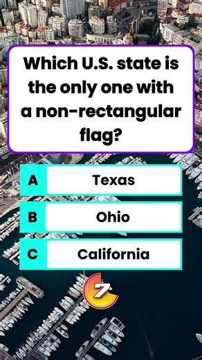 Only 1% Know 🤯 Which U.S. State Has a Non-Rectangular Flag? | Ohio Quiz #OhioFlag #USAQuiz #Shorts