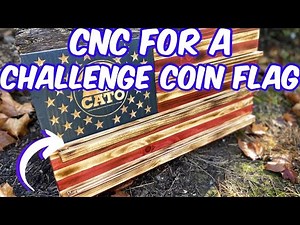 How to Make a Challenge Coin Flag with CNC | Carbide Create Tutorial