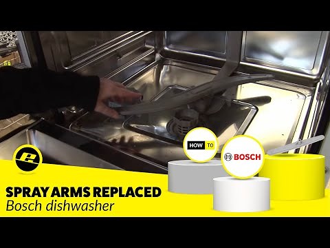 How to Replace the Spray Arms on a Dishwasher (Bosch)