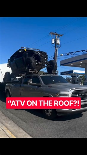 DUALLY TOWING A TRAVEL TRAILER WITH A SIDE-BY-SIDE ON THE ROOF?!