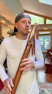 Native American style flute - contra bass G #flute #duet #nativeamericanflute