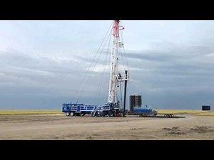 Service Rig Pulling Pipe Video