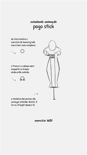 16/51 animation exercises - Character on a pogo stick (loop)