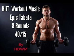 HiiT⚡ 40/15 song 8 min , Epic Tabata Music with timer , motivation Workout interval music