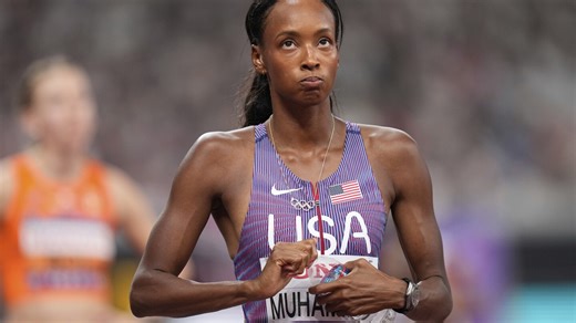 Dalilah Muhammad, former 400 hurdles record holder and Olympic champion, saying farewell in Tokyo