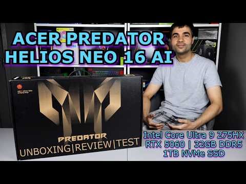 The Original "Neo" in the Matrix? Acer Predator Helios Neo 16 AI | Unboxing, Review & Testing | 4K