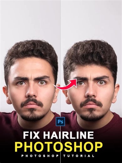 Easy Way Fix Hairline in Adobe Photoshop #photoshop #adobephotoshop #photoshopcc