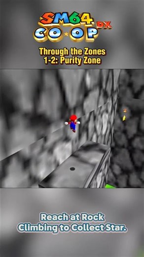 Super Mario 64 Through the Zones OMM: 1-2 Purity Zone #RockClimbing