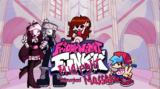 [FNF]优质模组 教堂模组Mid-Fight Masses重置第一周流程演示