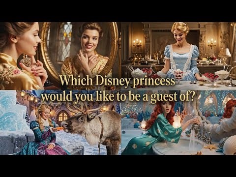 👸Which Disney princess would you like to be a guest of? Oddly & satisfying video | ASMR