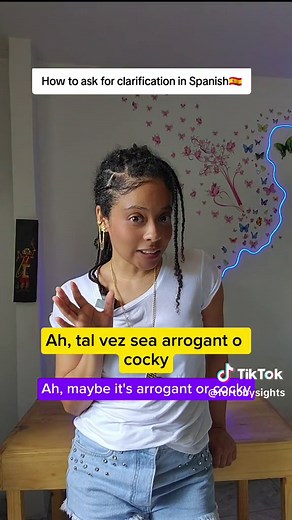 Learn how to ask for help in Spanish when you don't understand something! In this video, we'll cover useful questions like '¿Puedes hablar más despacio, por favor?', '¿Me puedes repetir, por favor?', '¿Cómo se dice en inglés?', and '¿Qué significa X en español?' to help you clarify conversations, improve your speaking skills with native speakers, and feel more confident in your Spanish language journey. #Spanish #learnspanish #learntiktok