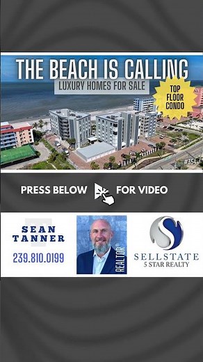 TOP FLOOR CONDO with POOL | Fort Myers Beach | Luxury Homes in Southwest Florida Real Estate Market