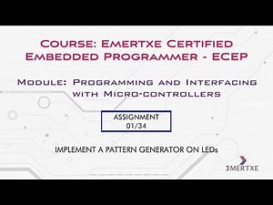 PIC Micro-controller programming | Assignment 001 | Implement a pattern generator on LEDs
