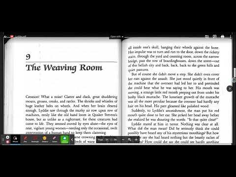 Lyddie, Chapter 9: The Weaving Room